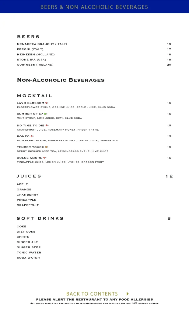 Lavo Non-alcohilic Prices