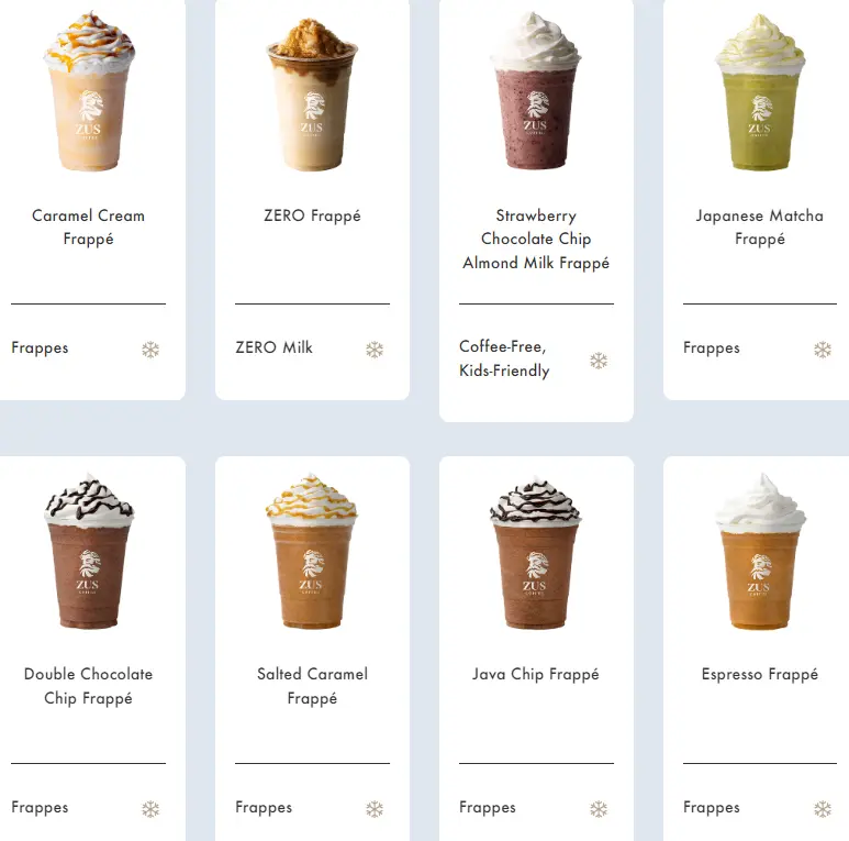 Zus Coffee Frappe