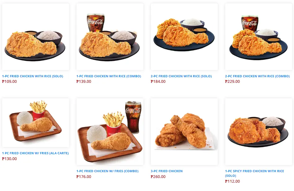 Wendy’s Chicken Prices