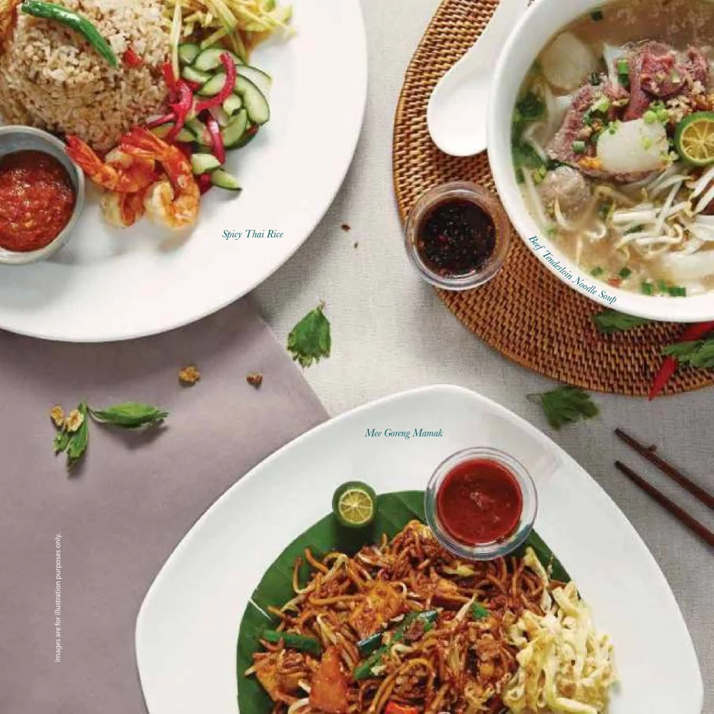 Serai Noodles Options