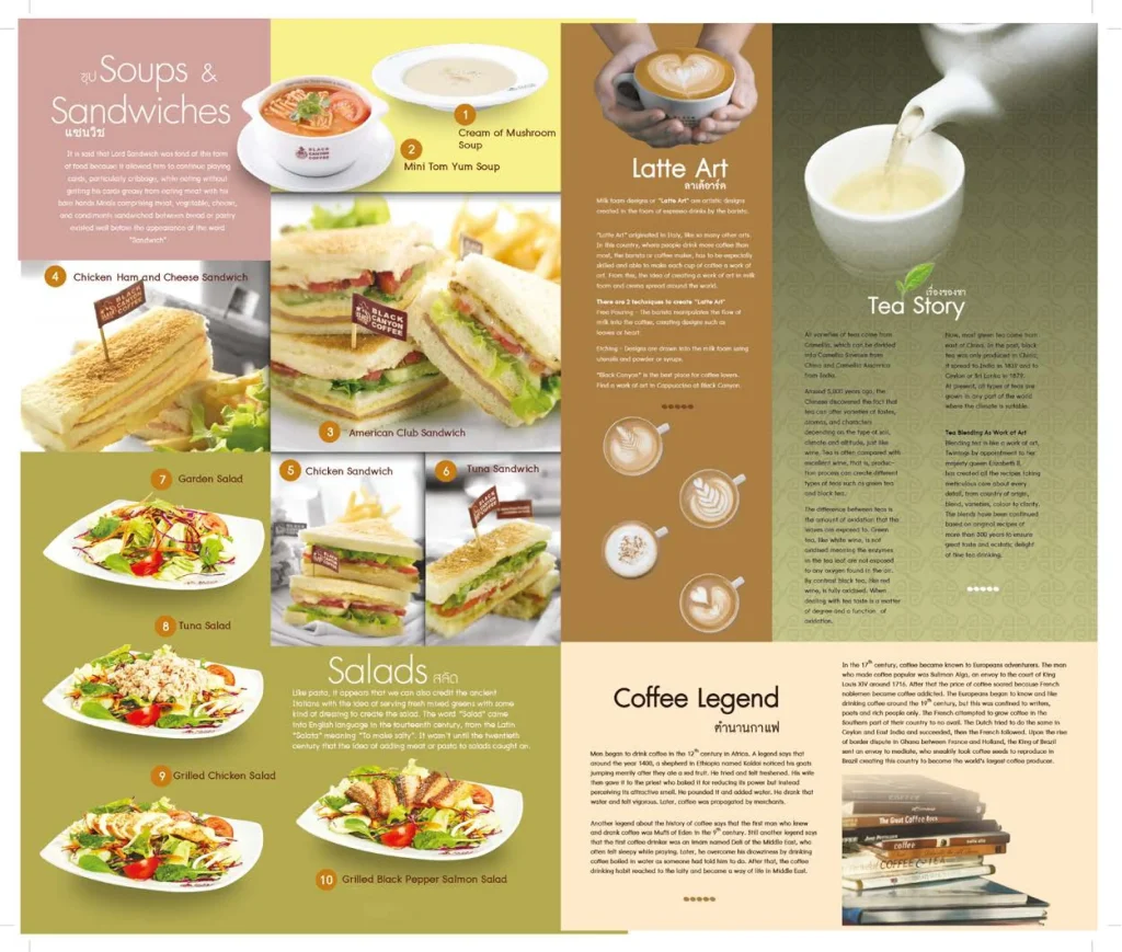 Black Canyon Menu Items