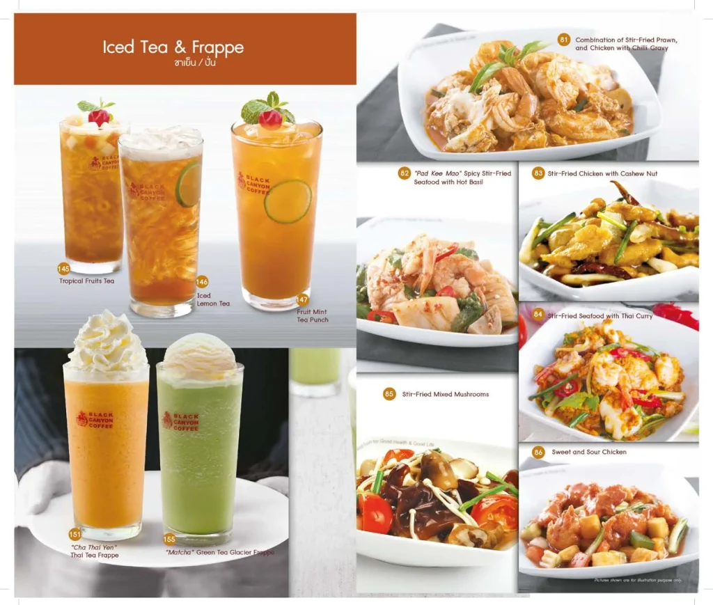 Black Canyon Iced Tea and Frappe