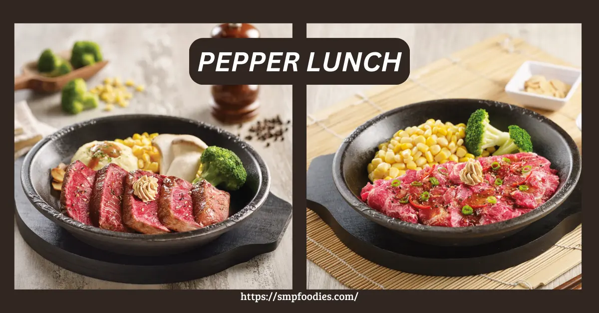 Pepper Lunch Menu