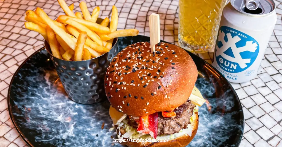 Burger and Lobster Menu