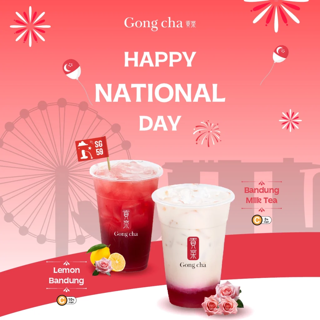 Gong Cha Promotional Drinks